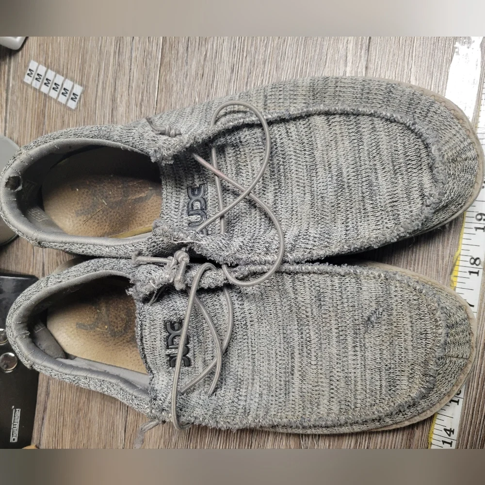 Hey Dude Wally B Sox Grey‎ Mens Size  10